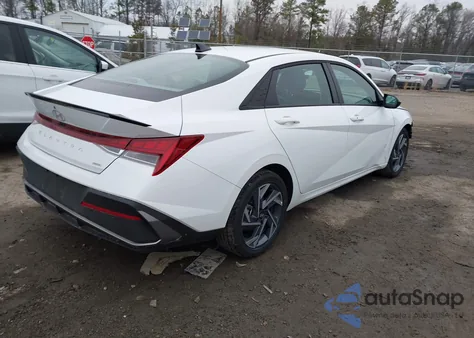 2025 Hyundai Elantra Hybrid Sel Sport from USA, damaged, VIN KMHLM4DJ7SU168415